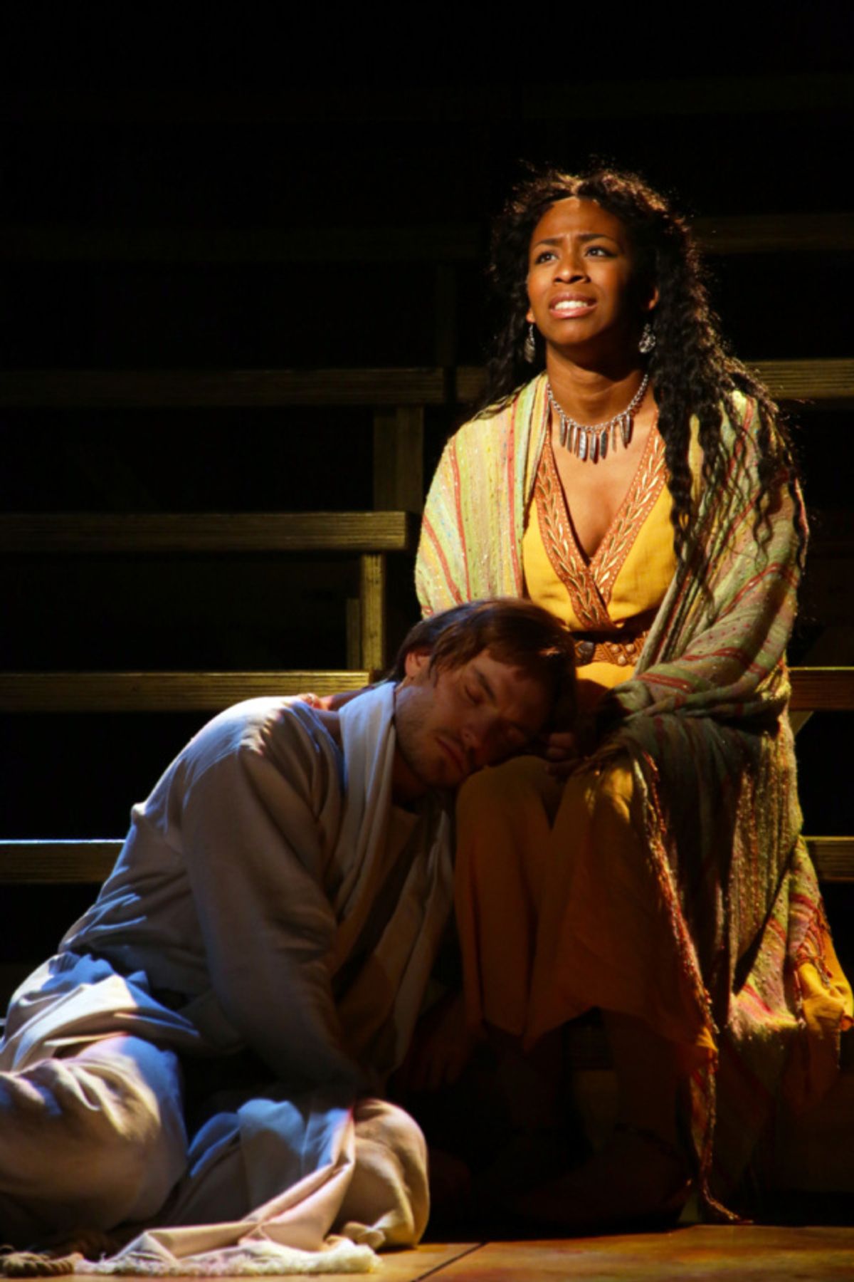 Alex Prakken (Jesus) and Sasha Renee Brown (Mary Magdalene) at 
