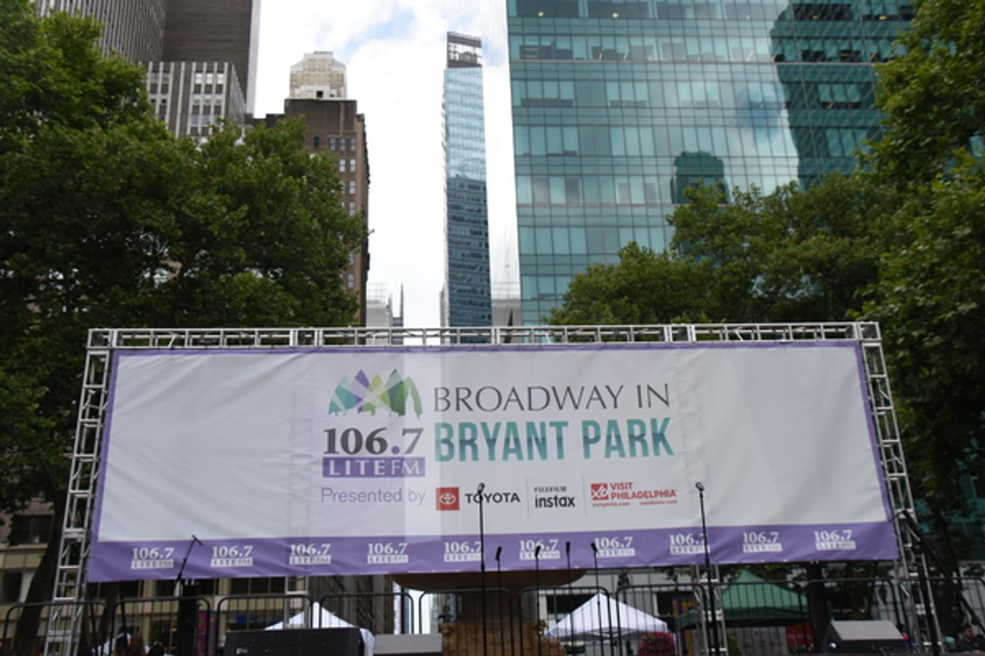 Photo Coverage: Cast Members From WAITRESS, SPONGEBOB, and More Perform at Broadway In Bryant Park  Image