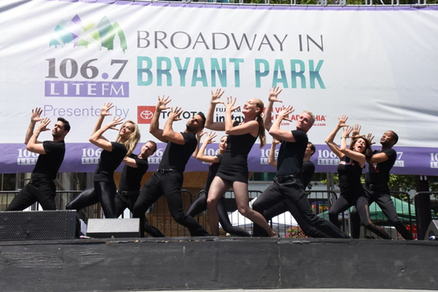 Photo Coverage: Cast Members From WAITRESS, SPONGEBOB, and More Perform at Broadway In Bryant Park  Image