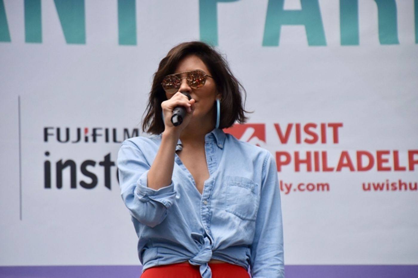 Photo Coverage: Cast Members From WAITRESS, SPONGEBOB, and More Perform at Broadway In Bryant Park  Image