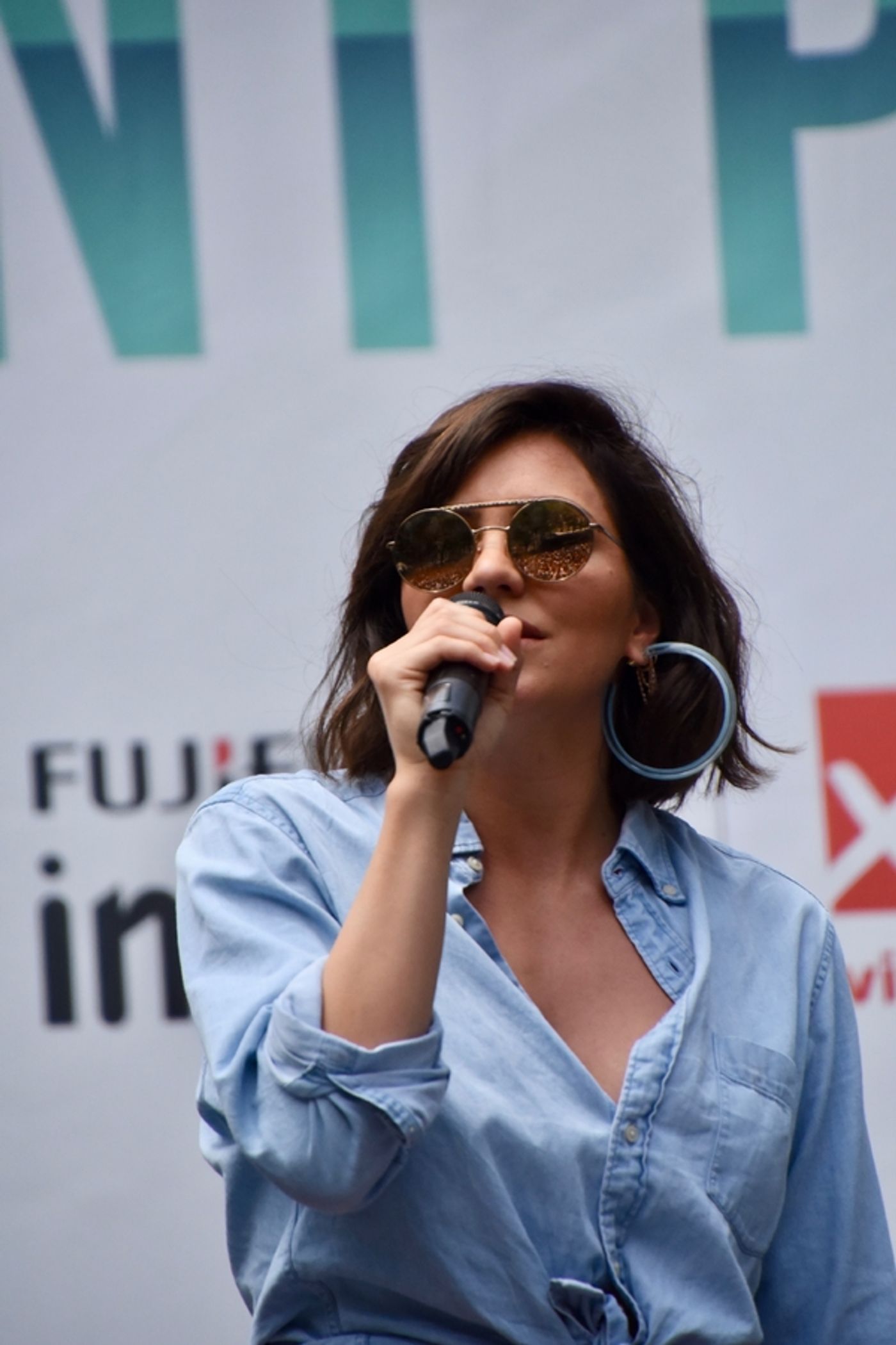 Photo Coverage: Cast Members From WAITRESS, SPONGEBOB, and More Perform at Broadway In Bryant Park  Image