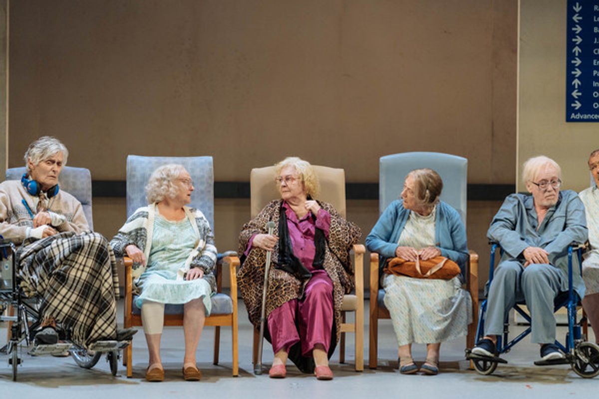 Simon Williams, Sue Wallace, Gwen Taylor, Julia Foster, Jeff Rawle at 