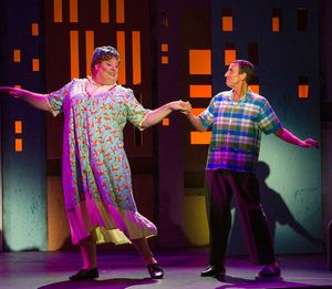 Jason Simon as Edna Turnblad and John Salvatore as Wilbur Turnblad @ BroadwayWorld Jason Simon as Edna Turnblad and John Salvatore as Wilbur Turnblad Photo
