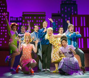 Katy Geraghty as Tracy Turnblad and Sam Leicht as Link Larkin @ BroadwayWorld Katy Geraghty as Tracy Turnblad and Sam Leicht as Link Larkin Photo