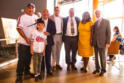 Reynerio Tamayo and guest, Gary Anuez, Executive Director of Caribbean Education and  Photo