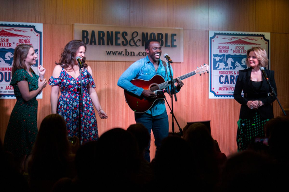 Jessie Mueller, Lindsay Mendez, Joshua Henry, Renee Fleming at 
