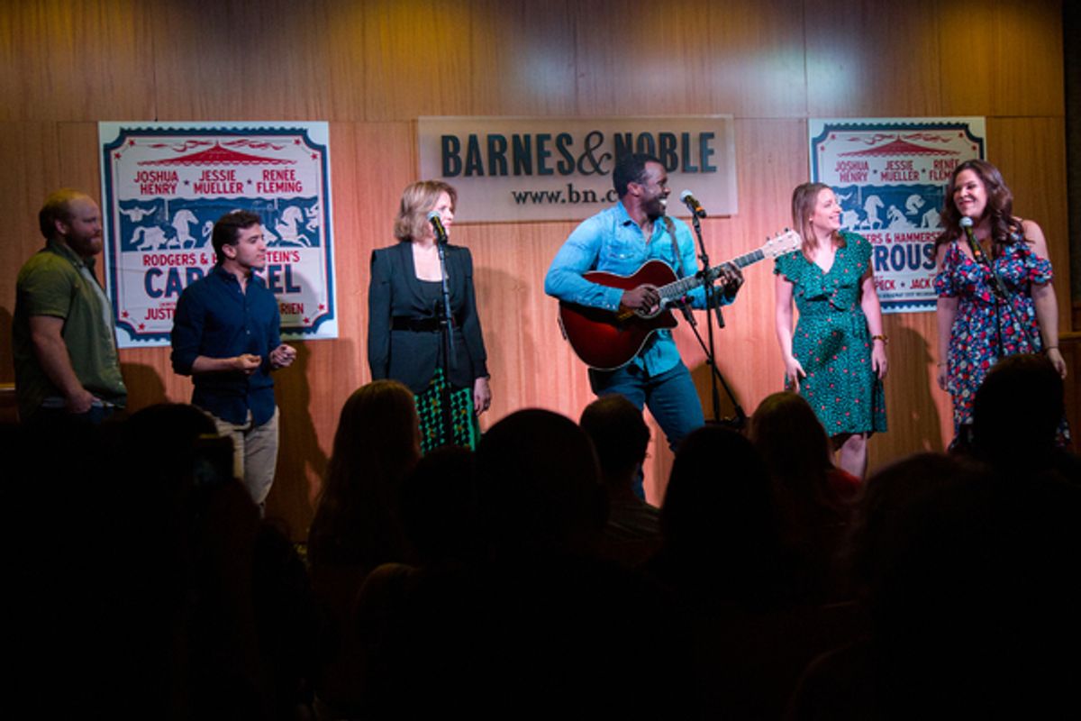 Jacob Keith Watson, Jess LeProtto, Renee Fleming, Joshua Henry, Jessie Mueller, Lindsay Mendez at 