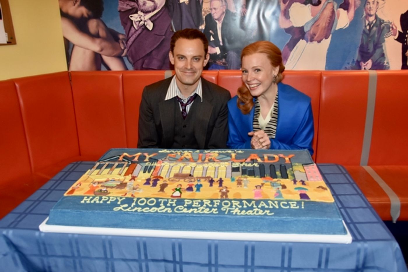 Photo Coverage: The Cast of MY FAIR LADY Celebrates its 100th Performance  Image