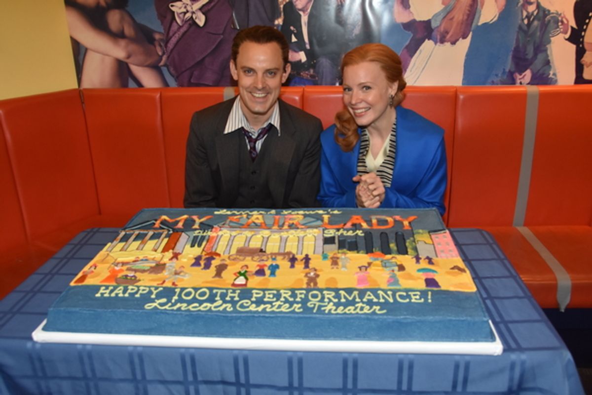 Harry Hadden-Paton and Lauren Ambrose at 