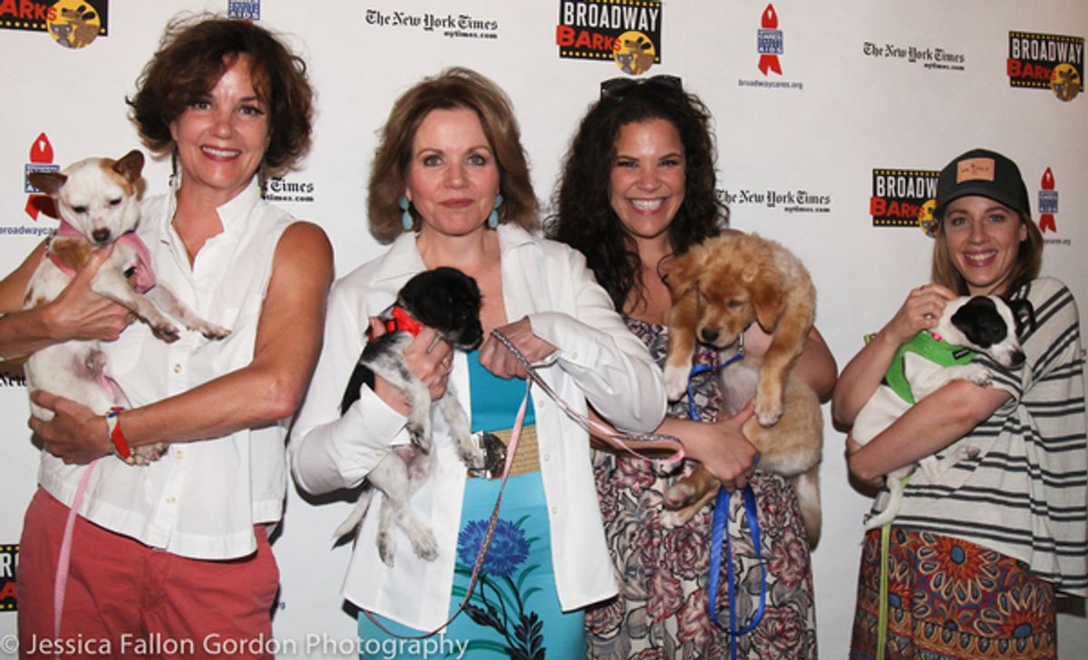 Margaret Colin, RenÃ©e Fleming, Lindsay Mendez, and Jessie Mueller at 