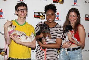 Ben Levi Ross, Phoenix Best, and Laura Dreyfuss Photo