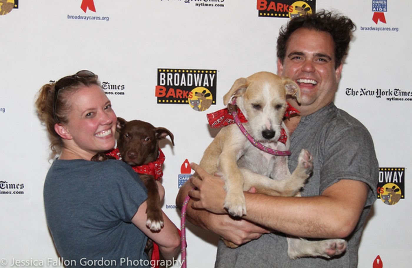 Photo Coverage: The Stars Come Out For Broadway Barks, Hosted by Bernadette Peters and Victor Garber  Image