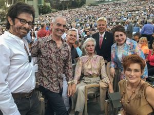 George Chakiris, LA Councilman Mitch O'Farrell, George Braukman, Julie Newmar, Steve Nycklemoe, Donelle Dadigan and Carolyn Hennesy @ BroadwayWorld George Chakiris, LA Councilman Mitch O'Farrell, George Braukman, Julie Newmar, Steve Photo