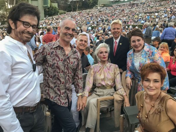 George Chakiris, LA Councilman Mitch O'Farrell, George Braukman, Julie Newmar, Steve  Photo