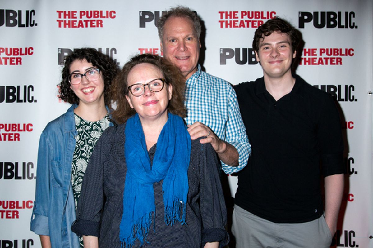 Maryann Plunkett, Jay O. Sanders and family at 