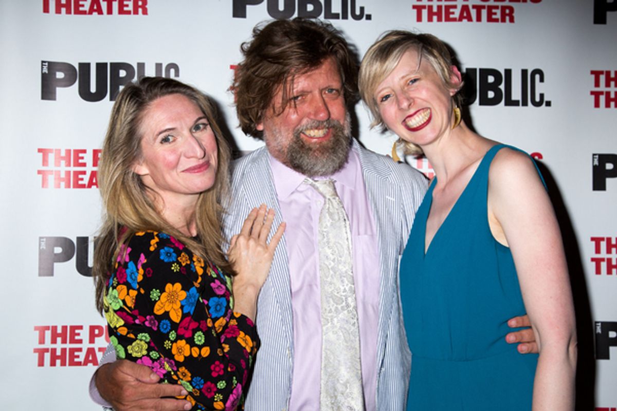 Rinne Groff, Oskar Eustis, Marissa Wolf at 