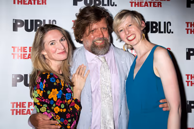 Rinne Groff, Oskar Eustis, Marissa Wolf Photo