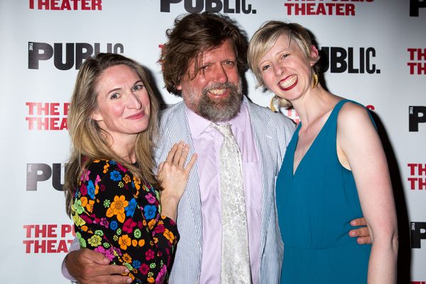 Rinne Groff, Oskar Eustis, Marissa Wolf Photo