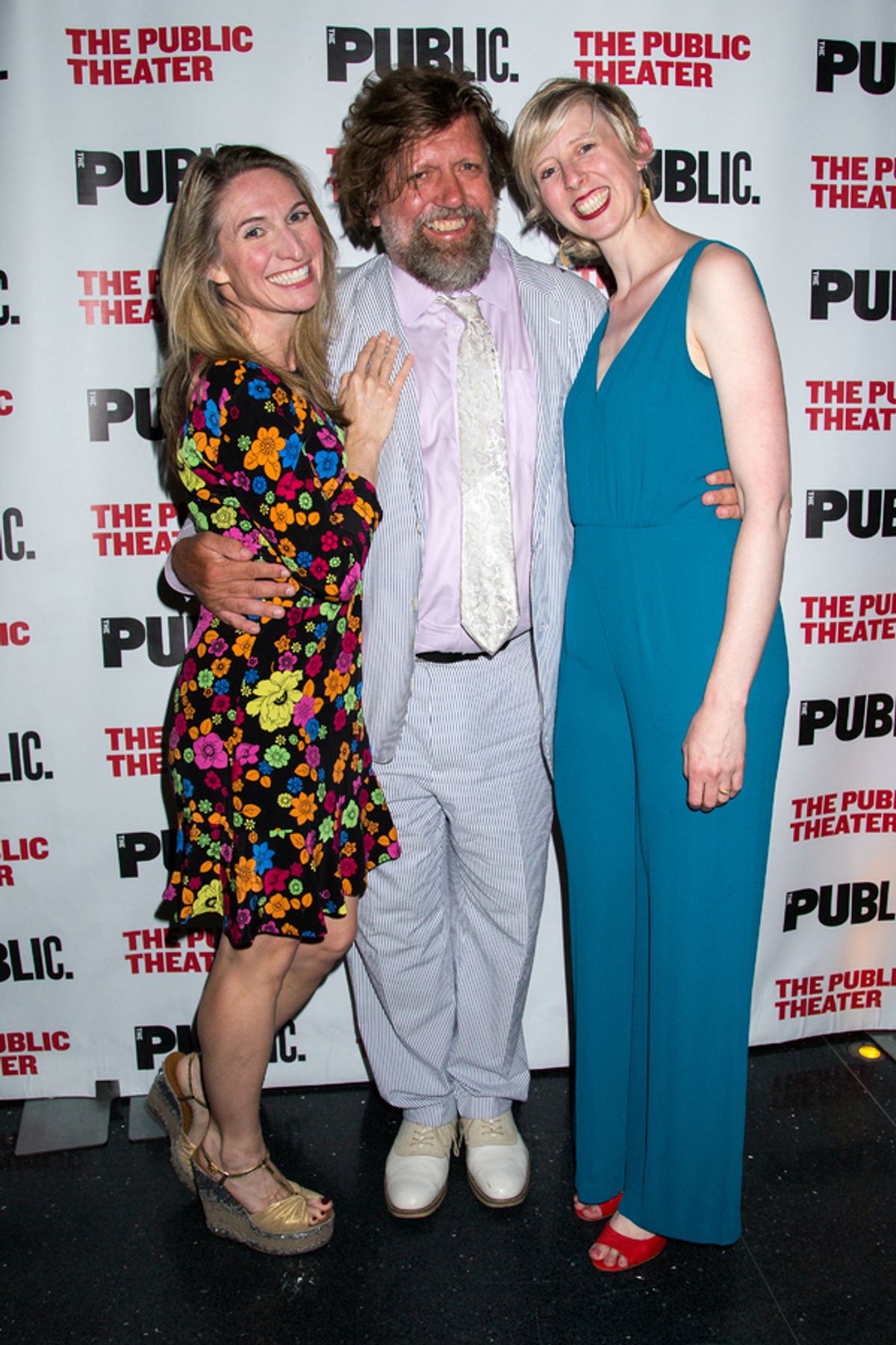 Rinne Groff, Oskar Eustis, Marissa Wolf at 