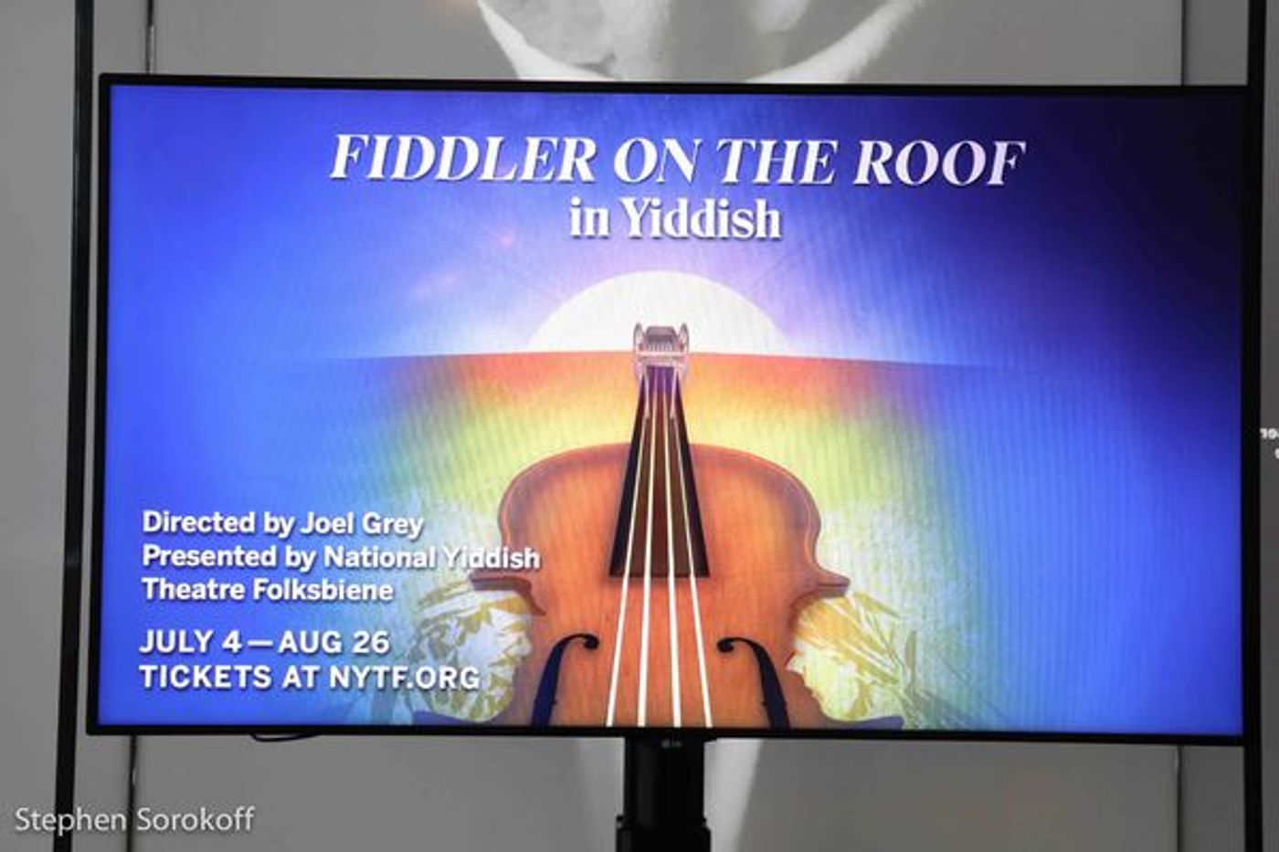 Photo Coverage: Inside Opening Night of FIDDLER ON THE ROOF in Yiddish  Image