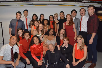 Scott Siegel, Farah Alvin, John Fischer, Nili Basman with the cast -Brittneyann Accet Photo