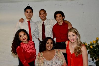 AMDA Students-Dongwoo Kang, William Taitel, Giancarlo Pinzon, Brittneyann Accetta, Gi Photo