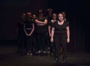 Sonia Goldberg (with back, l to r) Cat McKay, Via Haman, Ophelia A Harkness, Melody D Photo