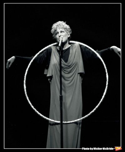 Bette Midler performing in her show â€˜Art or Bustâ€™ at Radio City Music Ha Photo