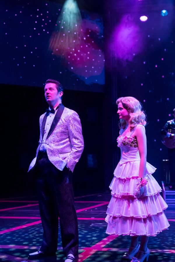 Eddie Clendening (Elvis) and Erin Burniston (Dixie Locke) Photo