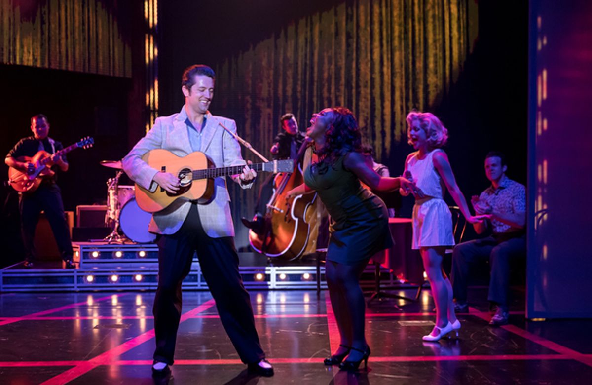 Eddie Clendening (Elvis), Katherine Lee Bourne (Rosetta Tharpe and others) at 