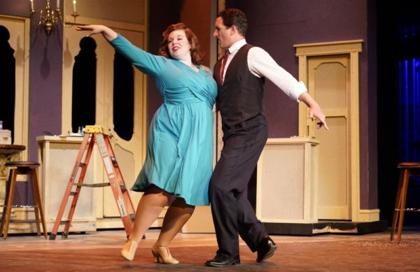 Sarah Nowak as Ilona and Ashley Fox as Kodaly Photo