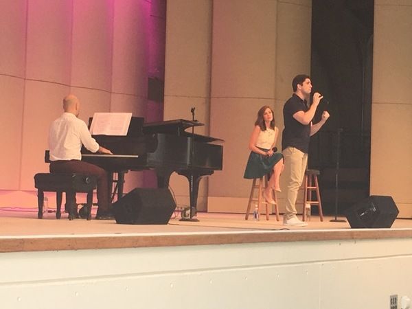Photo Flash: Laura Osnes, Adam Kaplan, and Usdan Alum Mat Eisenstein Perform at Usdan Summer Camp for the Arts  Image