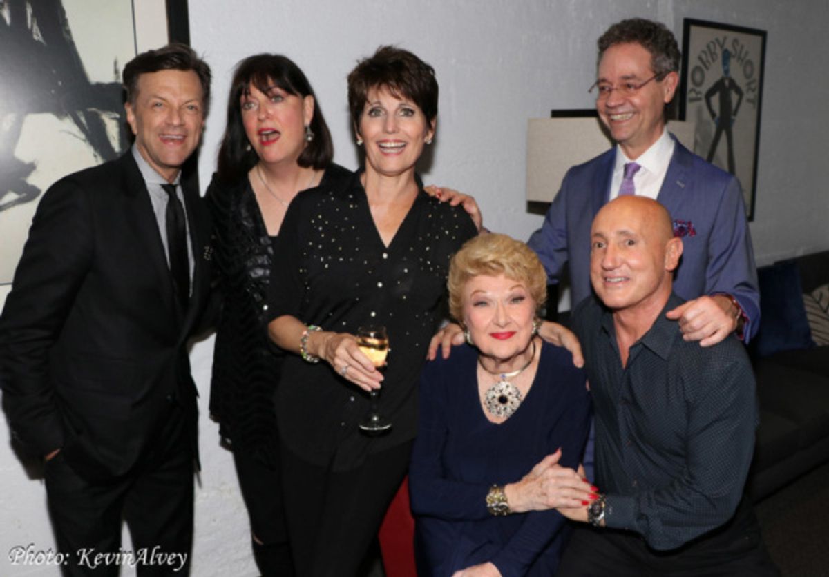 Jim Caruso, Ann Hampton Callaway, Lucie Arnaz, Marilyn Maye, Gianni Valenti, Mark Sendroff at 