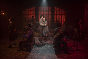 Erik Pearson and Bridget Adams-King with (l to r) Sarah Beth Tanner, T.J. Anderson, Mike Mazzocca, Kelan M. Smith, Josiah Robinson, Amanda Giles, Joey Harbert and Melanie Vitaterna @ BroadwayWorld Erik Pearson and Bridget Adams-King with (l to r) Sarah Beth Tanner, T.J. Anderson, M Photo