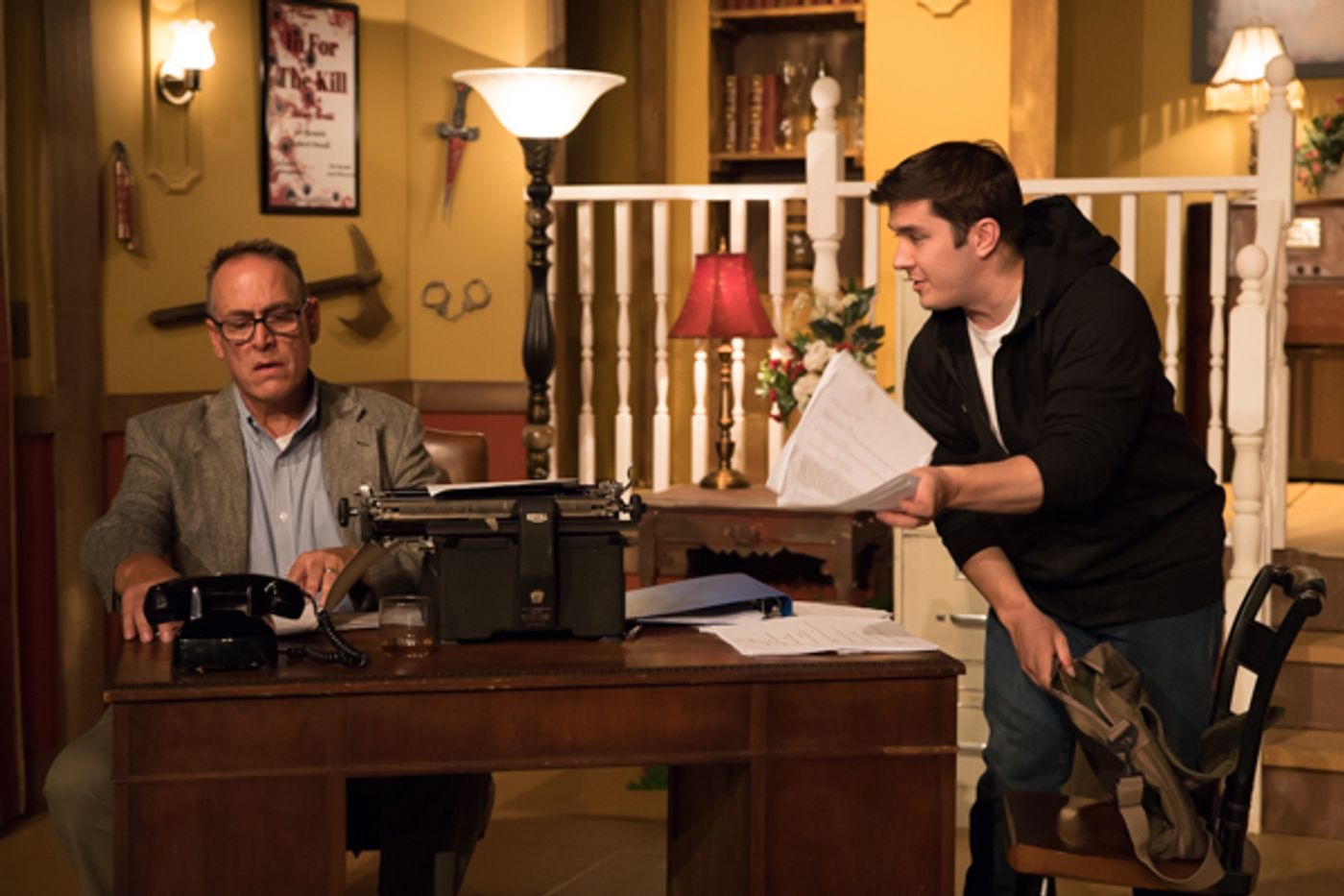 Photo Coverage: First look at Performing Arts Creative Ensemble's DEATHTRAP Photo Coverage: First look at Performing Arts Creative Ensemble's DEATHTRAP Image