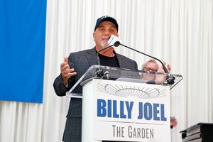 A press conference is held to honor Billy Joel's 100th show at Madison Square Garden in New York City. @ BroadwayWorld A press conference is held to honor Billy Joel's 100th show at Madison Square Garden Photo