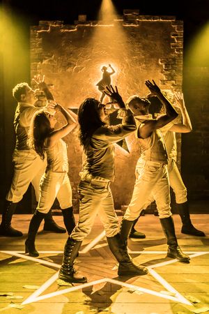 Marc Akinfolarin, Julie Yammanee, Liam Tamne, Eddie Elliott, Jason Denton @ BroadwayWorld Marc Akinfolarin, Julie Yammanee, Liam Tamne, Eddie Elliott, Jason Denton Photo