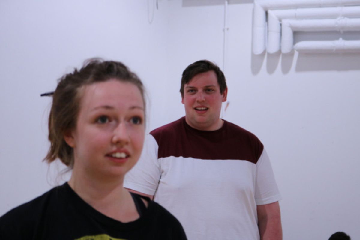 Alexandra Lewis (L), Sean Hanratty (R) at 