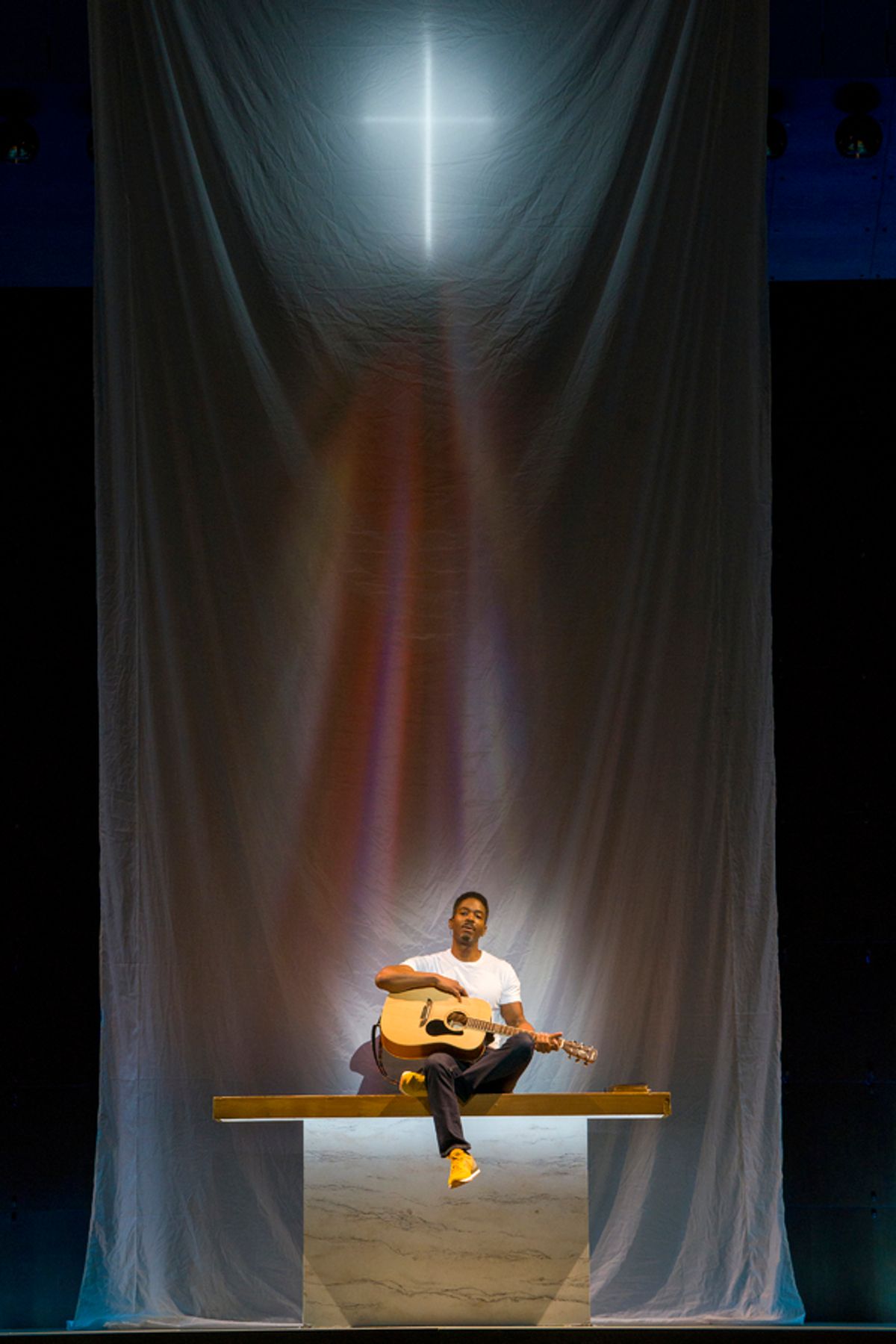Nmon Ford, the Celebrant, in Lincoln Centerâ€™s production of Leonard Bernsteinâ€™s MASS at the 2018 Mostly Mozart Festival at 