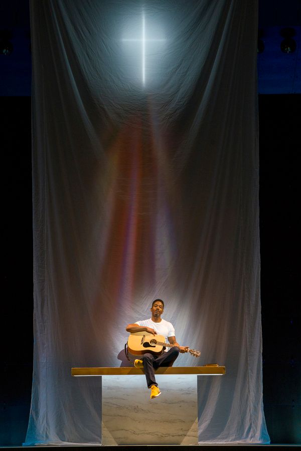 Nmon Ford, the Celebrant, in Lincoln Centerâ€™s production of Leonard Bernstein Photo