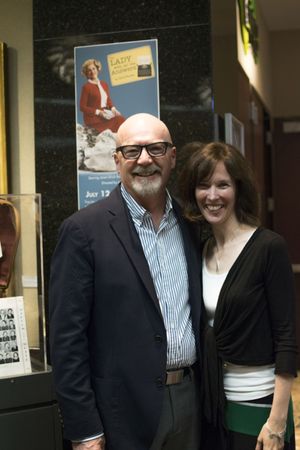 TATC Artistic Director Linda Fortunato and Director Larry Wyatt at the Opening Night  Photo