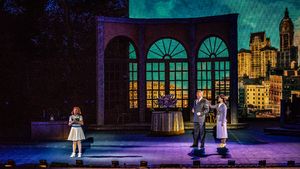 Peyton Ella, Christopher Sieber, Britney Coleman @ BroadwayWorld Peyton Ella, Christopher Sieber, Britney Coleman Photo