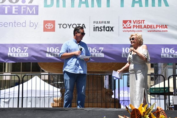 106.7 Lite FM's Rich Kaminski and Renee Renee Taylor Photo