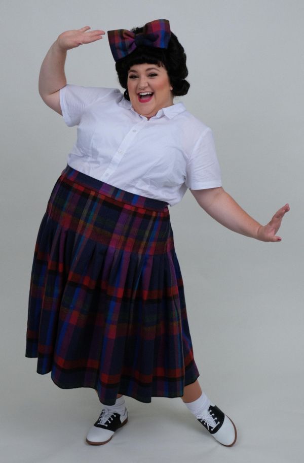 Bethany Slomka as Tracy Turnblad. Photo