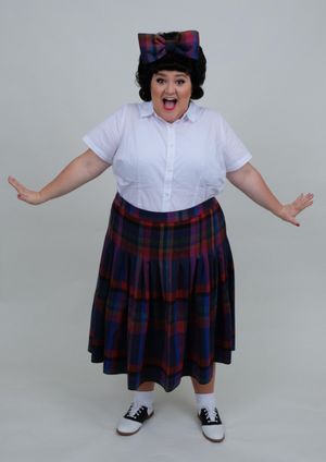 Bethany Slomka as Tracy Turnblad. @ BroadwayWorld Bethany Slomka as Tracy Turnblad. Photo