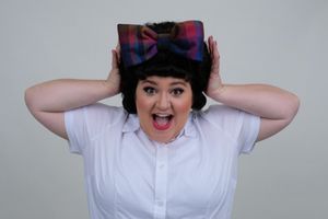 Bethany Slomka as Tracy Turnblad. @ BroadwayWorld Bethany Slomka as Tracy Turnblad. Photo