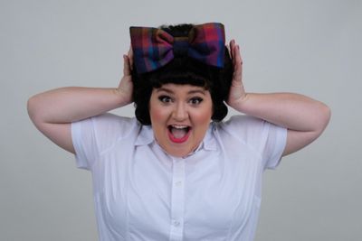 Bethany Slomka as Tracy Turnblad. Photo
