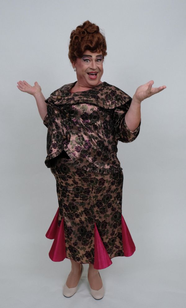 Introducing John Massey as Edna Turnblad. Photo