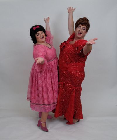 L-R: Bethany Slomka as Tracy Turnblad and John Massey as Edna Turnblad. Photo