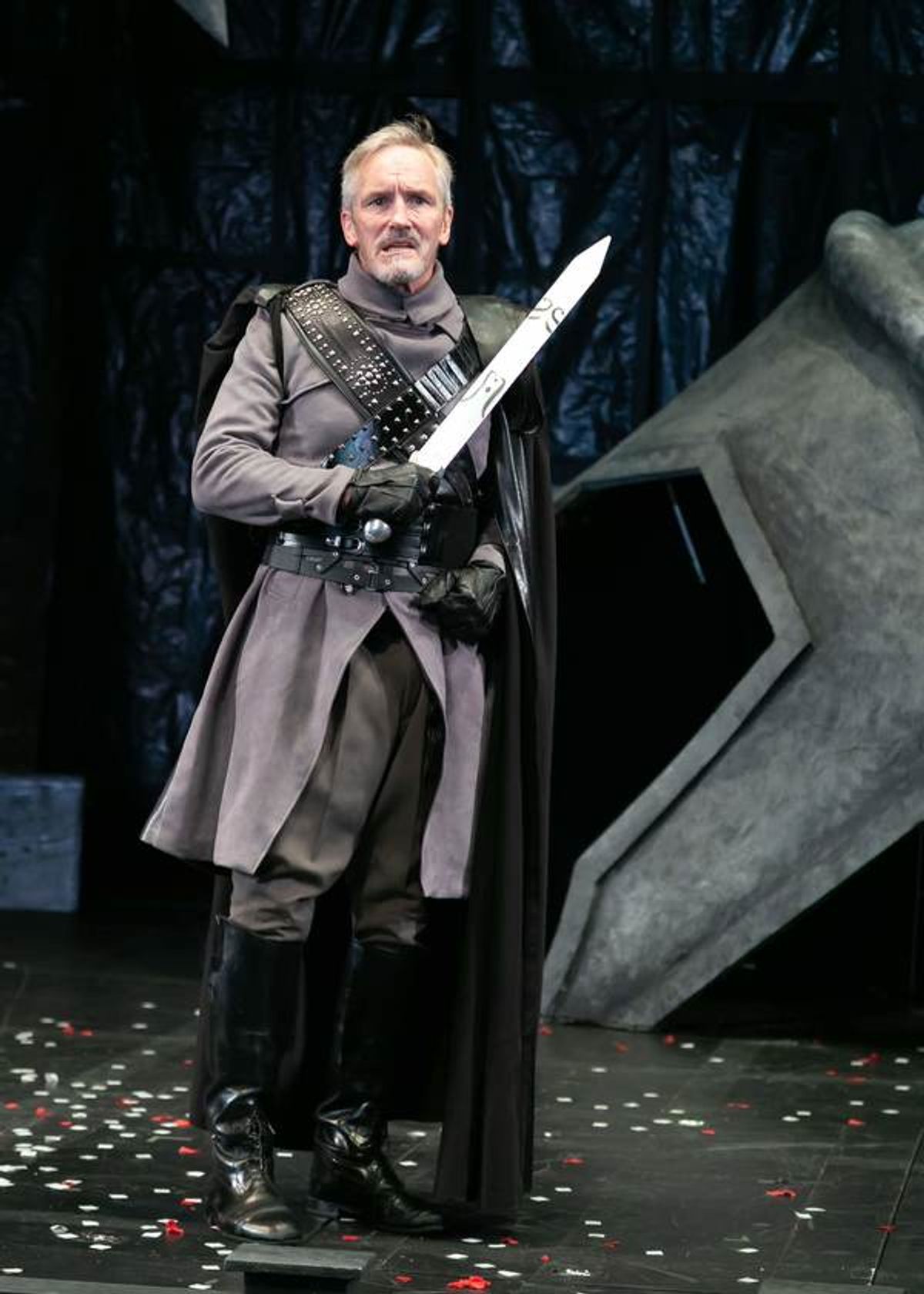 Bruce Cromer as Titus Andronicus. Photo credit: Jerry Dalia. at 
